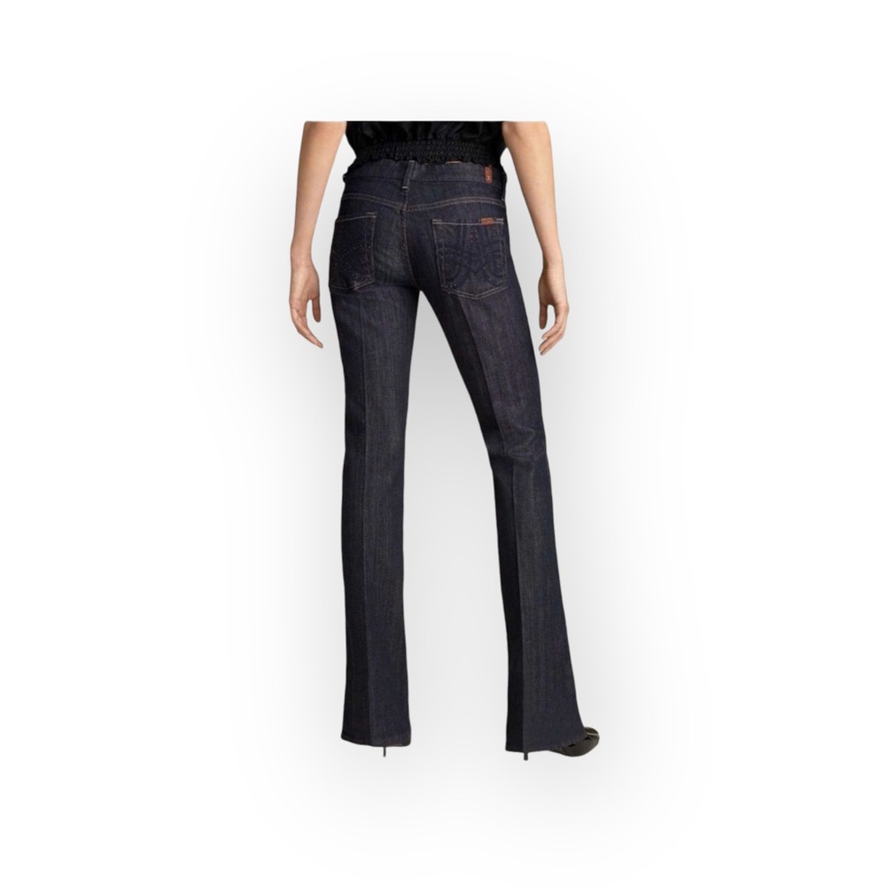 HTF: 7 Mankind® ㋛ Swirl Embroidered Crystal A Pocket Bootcut Denim Jeans ㋛ 29 30 - Picture 14 of 16
